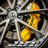 ■JBTブレーキキャリパー6POT（RS6P）+2ピース380mmスリットローター＋ブラケット＋パッド＋ブレーキホース：フロントフルセット：全10色