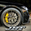 ■JBTブレーキキャリパー6POT（RS6P）+2ピース356mmスリットローター＋ブラケット＋パッド＋ブレーキホース：フロントフルセット：全10色