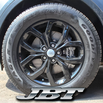 ■JBTブレーキキャリパー6POT（RS6P）+2ピース356mmスリットローター＋ブラケット＋パッド＋ブレーキホース：フロントフルセット：全11色