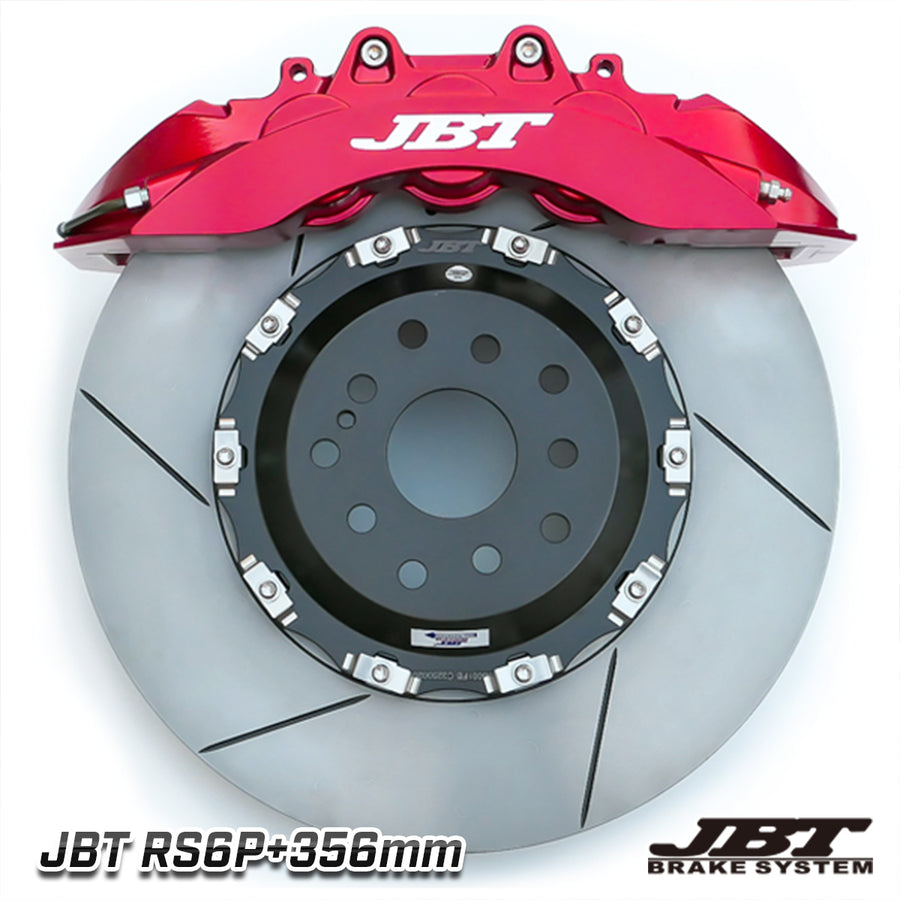 JBTブレーキキャリパーキット：クラウンスポーツ(AZSH36W)：6POT（RS6P）+2ピース380/400mmスリットローター＋ブラケット＋パッド＋ブレーキホース：フロントフルセット：全10色