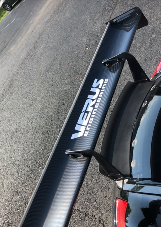 VERUS ENGINEERING(ヴェルスエンジニアリング)A0138A：PORSCHE ケイマン：987：リアウイング＋カーボンスポイラー