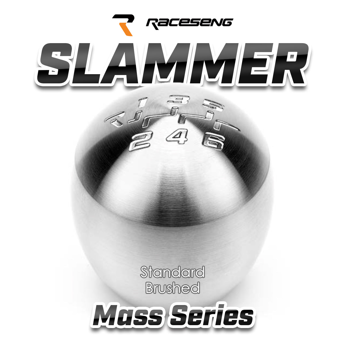 RACESENG レースセングシフトノブ MASSシリーズ SLAMMER スラマー：スタンダードカラー