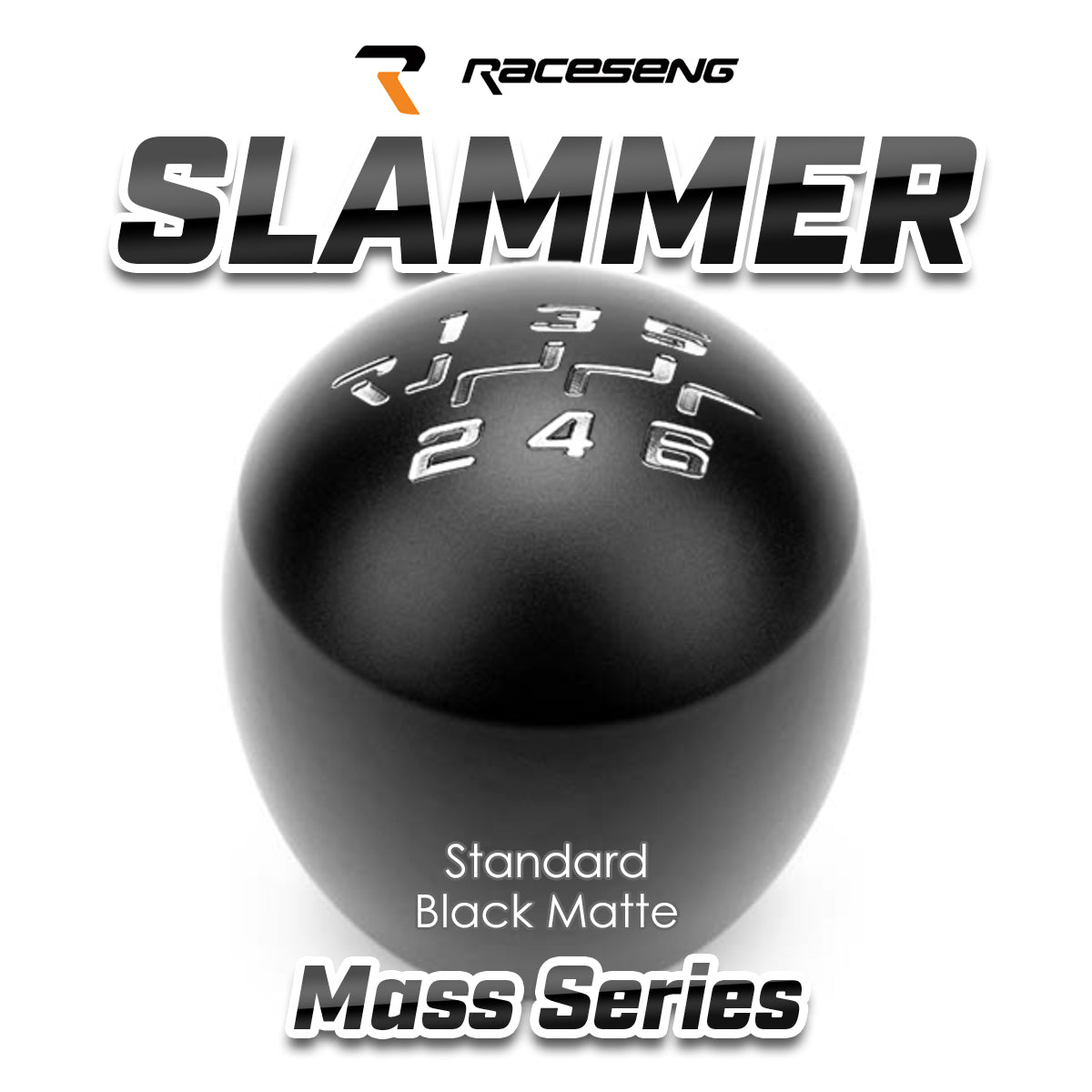 RACESENG レースセングシフトノブ MASSシリーズ SLAMMER スラマー：スタンダードカラー