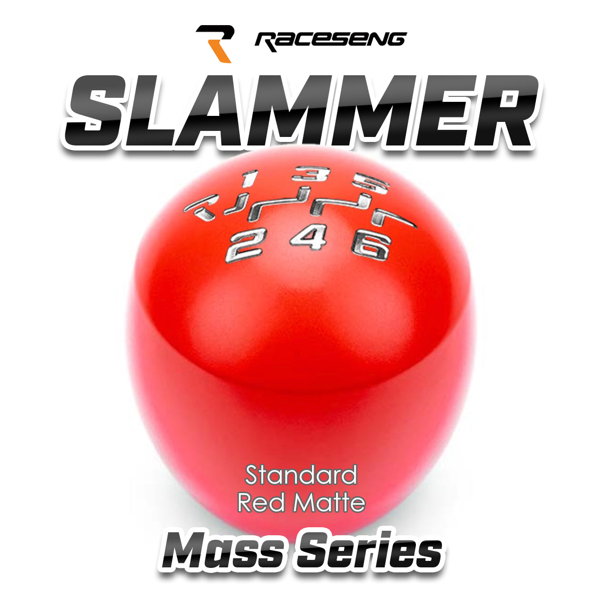 RACESENG レースセングシフトノブ MASSシリーズ SLAMMER スラマー：スタンダードカラー