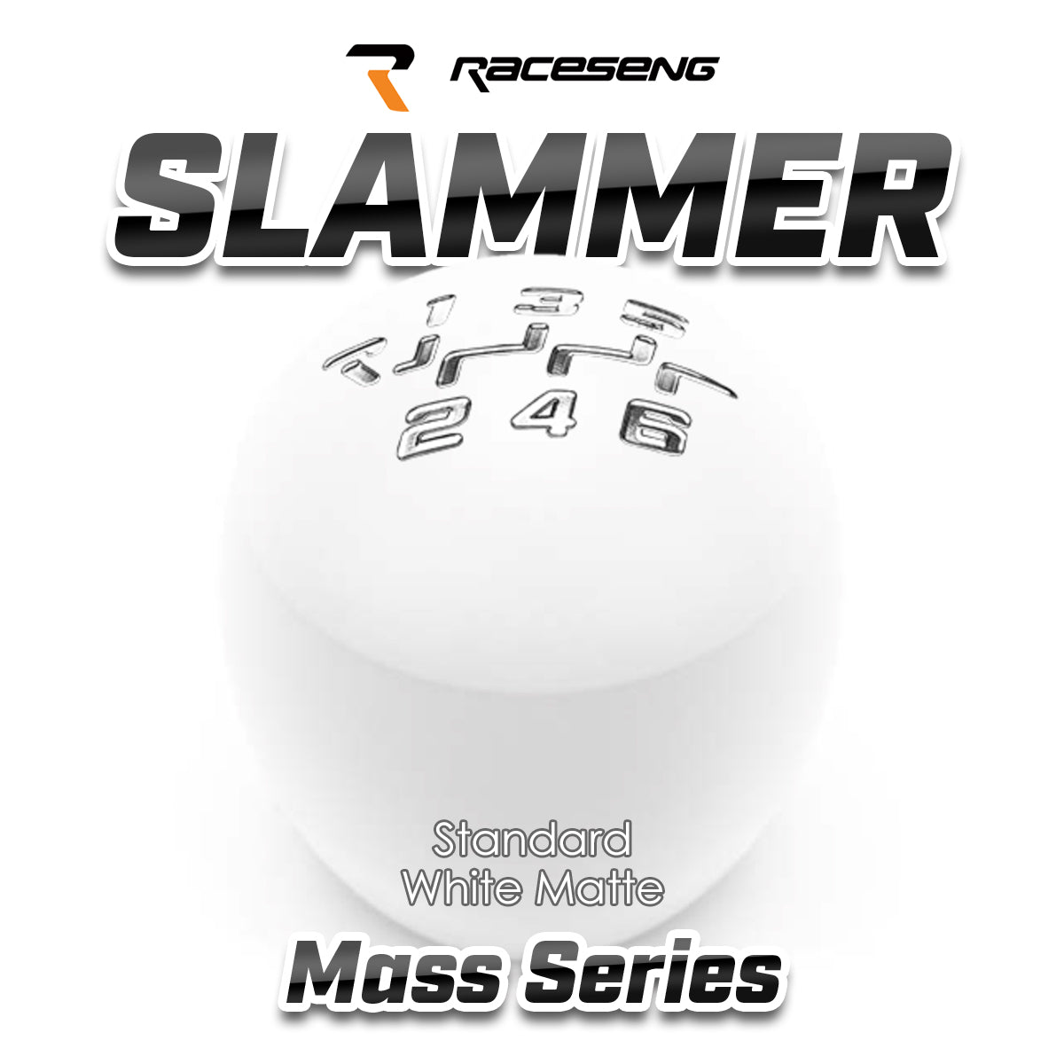 RACESENG レースセングシフトノブ MASSシリーズ SLAMMER スラマー：スタンダードカラー