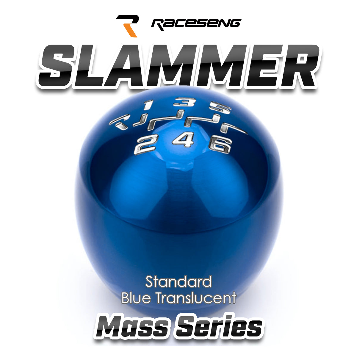 RACESENG レースセングシフトノブ MASSシリーズ SLAMMER スラマー：スタンダードカラー