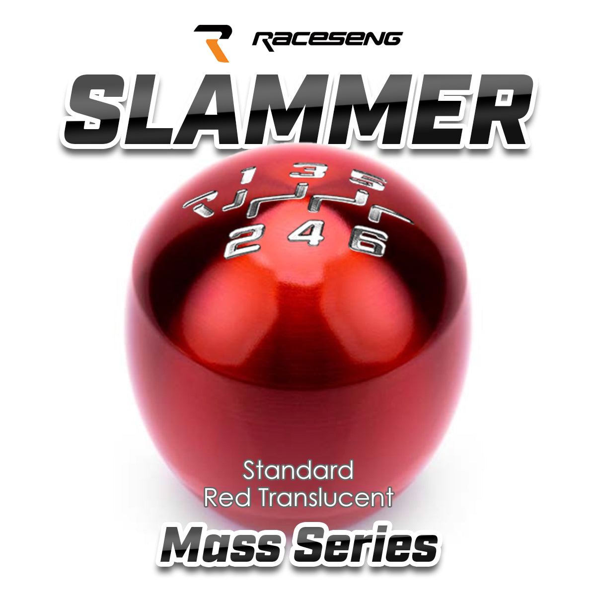 RACESENG レースセングシフトノブ MASSシリーズ SLAMMER スラマー：スタンダードカラー