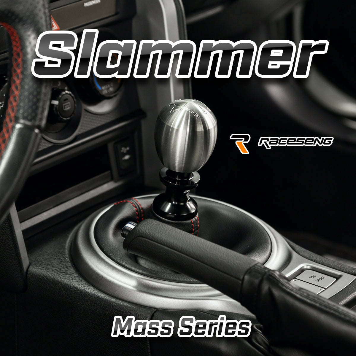 RACESENG レースセングシフトノブ MASSシリーズ SLAMMER スラマー：カスタムカラー：シティライツ：GR86対応：1個限定
