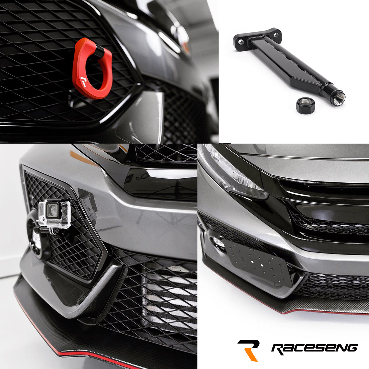 RACESENG【レースセング】HONDA CIVIC シビック TYPE R(FK8) ハッチバック(FK7)：トーフック（タグリング＋シ –  RK-ONLINE