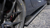 VERUS ENGINEERING(ヴェルスエンジニアリング)A0263A：TOYOTA・GR：A90スープラ・SUPRA・カーボンポリウィーブサイドスプリッター