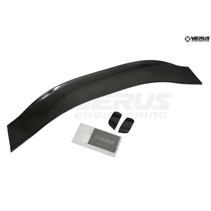VERUS ENGINEERING(ヴェルスエンジニアリング)A0191A・ホンダ・シビックTYPE-R(FK8)対応P10リアウイング：ドライカーボン製リプレイスタイプ