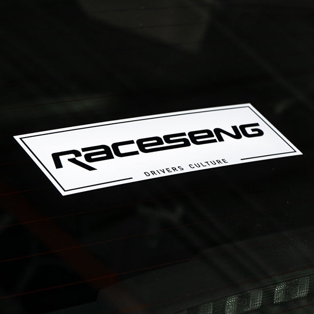 RACESENG：レースセング：スラップステッカーホワイト：L614W